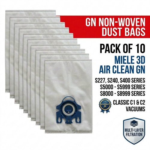 10x hoover bags for miele - gn,