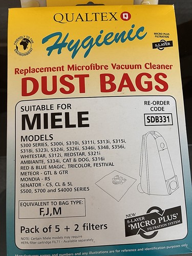Miele microfibre dust bags - miele, n