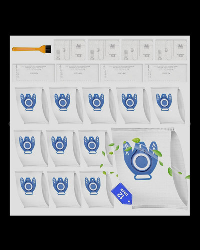 Vacuum cleaner bags set 3d - bags,